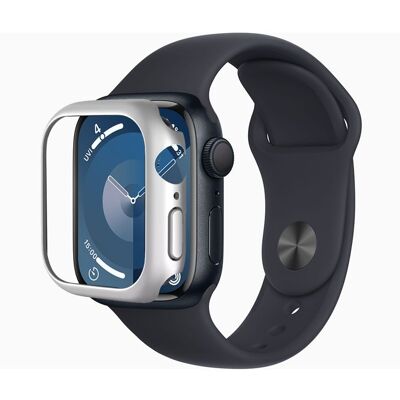 Coque de protection Argent souple silicone pour Apple Watch Series 8 45mm -Visiodirect - Gris - Publicité Coque de protection Argent souple silicone pour Apple Watch Series 8 45mm -Visiodirect - Gris - Publicité