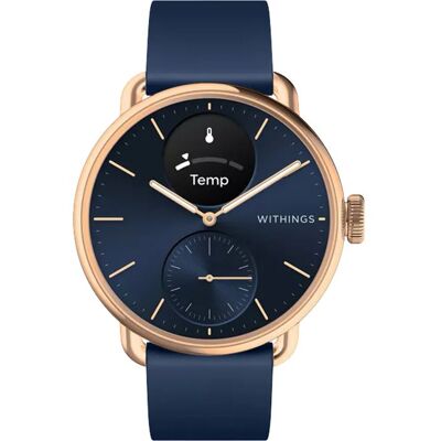 Montre connectée - WITHINGS - ScanWatch 2 - 38 mm - Étanchéité 5 ATM - ECG GPS Santé cardiaque Bleu - Publicité Montre connectée - WITHINGS - ScanWatch 2 - 38 mm - Étanchéité 5 ATM - ECG GPS Santé cardiaque Bleu - Publicité