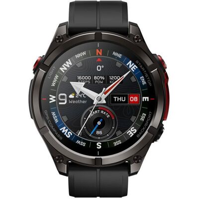 Montre connectée Zeblaze Stratos 4 Pro GPS Appel Bluetooth Écran AMOLED 1.43 Lampe Torche Étanche 5ATM-noir Noir - Publicité Montre connectée Zeblaze Stratos 4 Pro GPS Appel Bluetooth Écran AMOLED 1.43 Lampe Torche Étanche 5ATM-noir Noir - Publicité