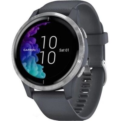 Garmin Venu Bleu Granite/Argent - Montre connectée - Publicité Garmin Venu Bleu Granite/Argent - Montre connectée - Publicité