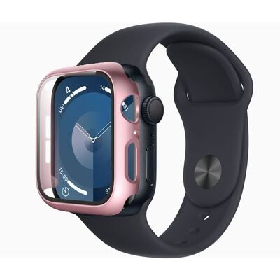 123 Coque de protection souple silicone pour Apple Watch Series 9 45mm - Rose - Yuan Yuan Rose - Publicité 123 Coque de protection souple silicone pour Apple Watch Series 9 45mm - Rose - Yuan Yuan Rose - Publicité