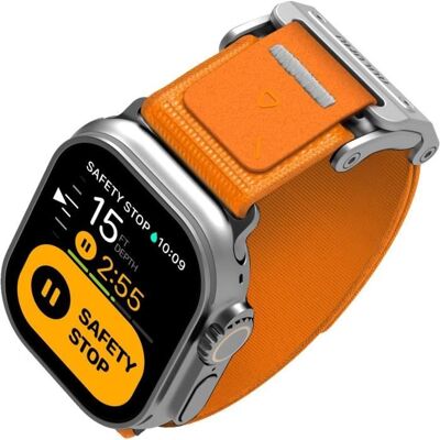Generic Bracelet pour Apple Watch - Aulumu - A11 Mag Buckle Slim Band - Slim - Boucle magnétique - Orange Orange - Publicité Generic Bracelet pour Apple Watch - Aulumu - A11 Mag Buckle Slim Band - Slim - Boucle magnétique - Orange Orange - Publicité