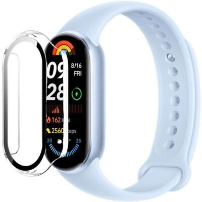 Coque compatible Xiaomi Smart Band 9 - Protection rigide montre connectée étui transparent écran verre trempé Phonillico® - Publicité Coque compatible Xiaomi Smart Band 9 - Protection rigide montre connectée étui transparent écran verre trempé Phonillico® - Publicité