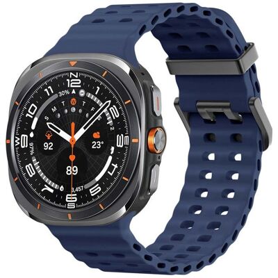 IMOSHION Bracelet Ocean en silicone Samsung Galaxy Watch Ultra (2024/2025) - Midnight Blue Bleu - Publicité IMOSHION Bracelet Ocean en silicone Samsung Galaxy Watch Ultra (2024/2025) - Midnight Blue Bleu - Publicité