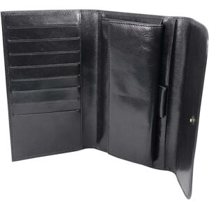 FANCIL Grand Compagnon de voyage porte chéquier femme en cuir réf FA324 noir (3 coul.disp.) Noir - Publicité FANCIL Grand Compagnon de voyage porte chéquier femme en cuir réf FA324 noir (3 coul.disp.) Noir - Publicité