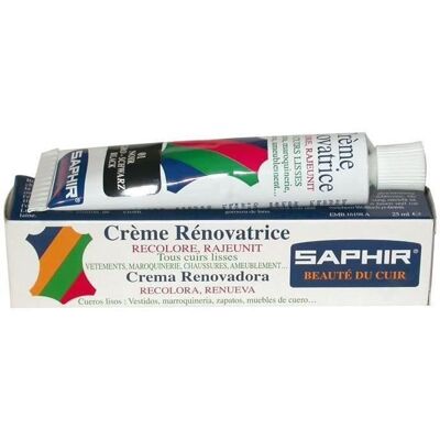SAPHIR Crème rénovatrice 25 mL - noir - Publicité SAPHIR Crème rénovatrice 25 mL - noir - Publicité