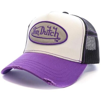 Casquette Blanche/Noire/Violet Homme Von Dutch Art Violet - Publicité Casquette Blanche/Noire/Violet Homme Von Dutch Art Violet - Publicité