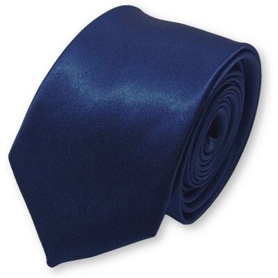 LABEL-CRAVATE cravate slim bleu-marine - Publicité LABEL-CRAVATE cravate slim bleu-marine - Publicité