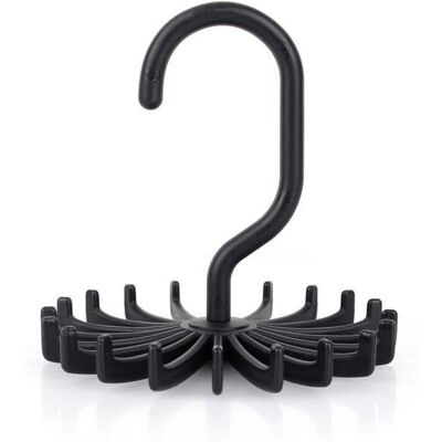 BGHYHYHI Porte-cravates rotatif réglable 20 crochets porte-écharpe ceinture de cou organisateur - Publicité BGHYHYHI Porte-cravates rotatif réglable 20 crochets porte-écharpe ceinture de cou organisateur - Publicité