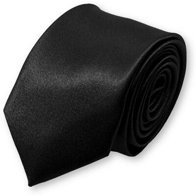 LABEL-CRAVATE cravate slim noire Noir - Publicité LABEL-CRAVATE cravate slim noire Noir - Publicité