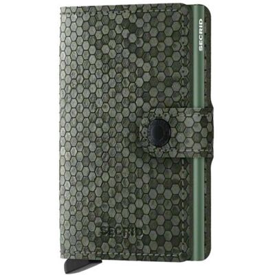 Portefeuille - SECRID - Miniwallet Hexagon - Vert - Aluminium - Coque Rigide Vert - Publicité Portefeuille - SECRID - Miniwallet Hexagon - Vert - Aluminium - Coque Rigide Vert - Publicité