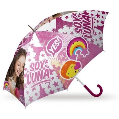 Disney Parapluie - SOY LUNA - Automatique - 46cm - Violet et jaune - Pour fille Rose - Publicité Disney Parapluie - SOY LUNA - Automatique - 46cm - Violet et jaune - Pour fille Rose - Publicité