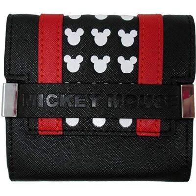 Portefeuille à rabat Mickey Mouse - Disney - Pour enfant - Noir/Rouge Noir - Publicité Portefeuille à rabat Mickey Mouse - Disney - Pour enfant - Noir/Rouge Noir - Publicité