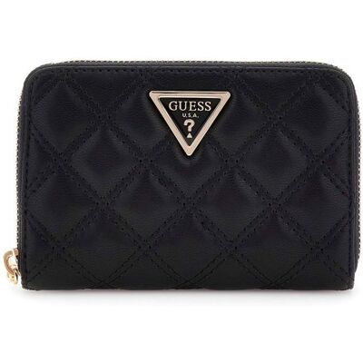 GUESS Porte-monnaie noir pour femme - Giully II SLG Medium Zip Around Wallet M 325058 Noir - Publicité GUESS Porte-monnaie noir pour femme - Giully II SLG Medium Zip Around Wallet M 325058 Noir - Publicité