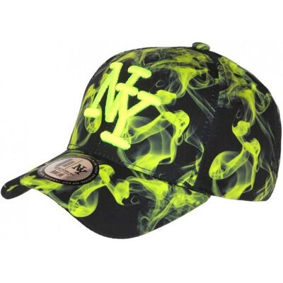 Casquette Enfant-Hip Hop Honour-Casquette Enfant Jaune Fluo Noire Fashion Smoky NY Baseball 7 a 11 ans - Jaune Jaune - Publicité Casquette Enfant-Hip Hop Honour-Casquette Enfant Jaune Fluo Noire Fashion Smoky NY Baseball 7 a 11 ans - Jaune Jaune - Publicité