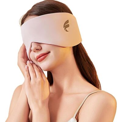 Masque de nuit rose - Jucnuz - 2 en 1 agrandir et élargir cache-yeux et cache-oreilles anti bruit en soie réglable masques de somm Rose - Publicité Masque de nuit rose - Jucnuz - 2 en 1 agrandir et élargir cache-yeux et cache-oreilles anti bruit en soie réglable masques de somm Rose - Publicité