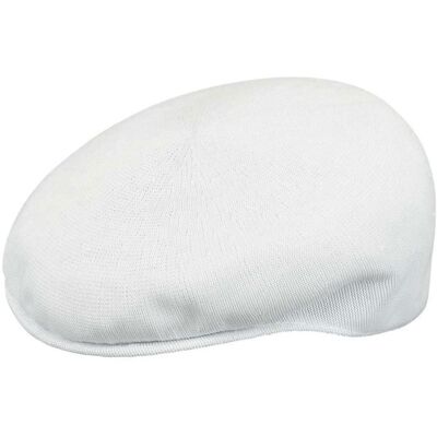 Béret Kangol Tropic 504 - white Blanc - Publicité Béret Kangol Tropic 504 - white Blanc - Publicité