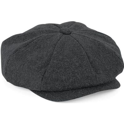 Casquette gavroche en laine - BEECHFIELD - B629 - Gris - Automne/Hiver - Chic Gris - Publicité Casquette gavroche en laine - BEECHFIELD - B629 - Gris - Automne/Hiver - Chic Gris - Publicité