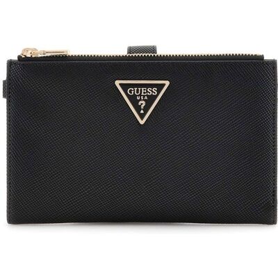 GUESS Porte-monnaie noir pour femme - Laurel II SLG Double Zip Organizer 324428 Noir - Publicité GUESS Porte-monnaie noir pour femme - Laurel II SLG Double Zip Organizer 324428 Noir - Publicité