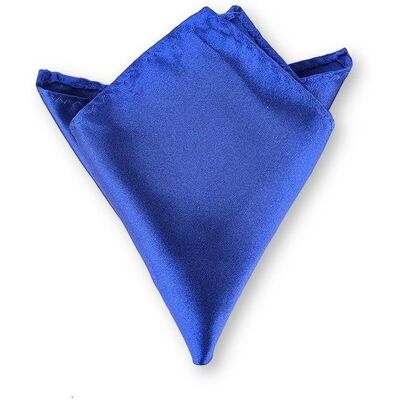 LABEL-CRAVATE Pochette de costume bleu-roi mouchoir de poche finitions main Bleu - Publicité LABEL-CRAVATE Pochette de costume bleu-roi mouchoir de poche finitions main Bleu - Publicité