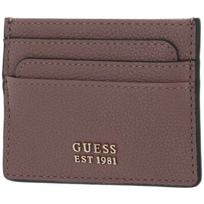 GUESS Porte-cartes vieux rose pour femme - Meridian SLG Card Holder Rosewood 241223 Rose - Publicité GUESS Porte-cartes vieux rose pour femme - Meridian SLG Card Holder Rosewood 241223 Rose - Publicité