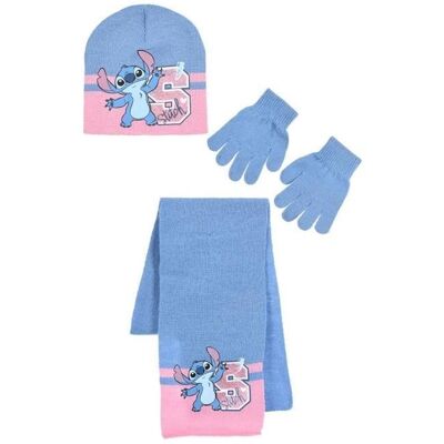 Disney Ensemble Fille Echarpe Bonnet Gants Stitch Bleu - Publicité Disney Ensemble Fille Echarpe Bonnet Gants Stitch Bleu - Publicité