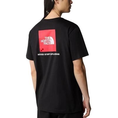 T-shirt Homme The North Face Redbox Noir - Coton - Manches courtes - Col arrondi Noir - Publicité T-shirt Homme The North Face Redbox Noir - Coton - Manches courtes - Col arrondi Noir - Publicité