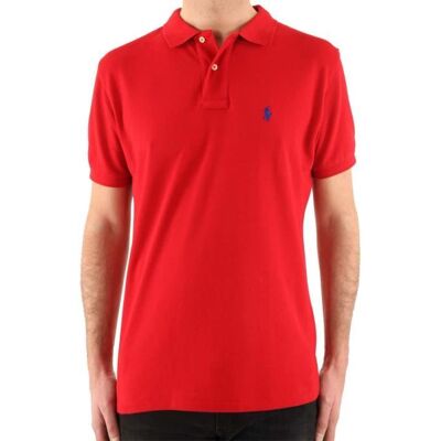 Polo Ralph Lauren Custom Fit Rouge - Publicité Polo Ralph Lauren Custom Fit Rouge - Publicité
