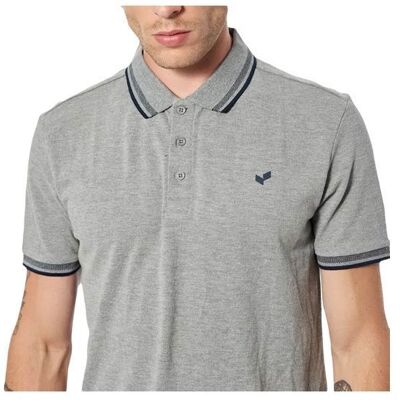 Polo Kaporal Homme Rayoc Gris Coton Gris - Publicité Polo Kaporal Homme Rayoc Gris Coton Gris - Publicité