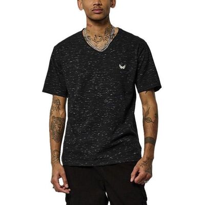 KAPORAL - T-shirt chiné noir Homme BETER Noir - Publicité KAPORAL - T-shirt chiné noir Homme BETER Noir - Publicité