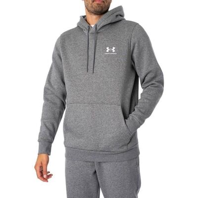 Under Armour Pour des hommes Sweat à capuche essentiel en molleton Gris Gris - Publicité Under Armour Pour des hommes Sweat à capuche essentiel en molleton Gris Gris - Publicité