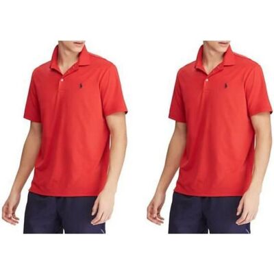 Polo Ralph Lauren Interlock Cotton Shirt Rouge Rouge - Publicité Polo Ralph Lauren Interlock Cotton Shirt Rouge Rouge - Publicité