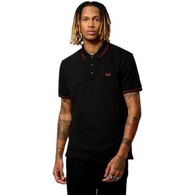 KAPORAL - Polo noir Homme 100% coton TIRU Noir - Publicité KAPORAL - Polo noir Homme 100% coton TIRU Noir - Publicité