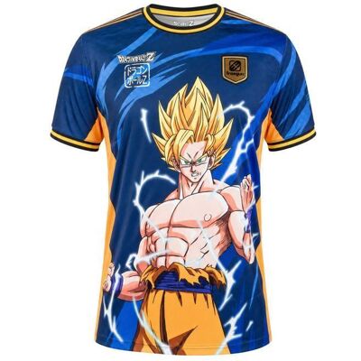 Freegun - T-shirt Garcon Polyester DRAGON BALL Z SUPER SAYIAN Régular Col rond Manches courtes - Bleu (Pièce) Bleu - Publicité Freegun - T-shirt Garcon Polyester DRAGON BALL Z SUPER SAYIAN Régular Col rond Manches courtes - Bleu (Pièce) Bleu - Publicité
