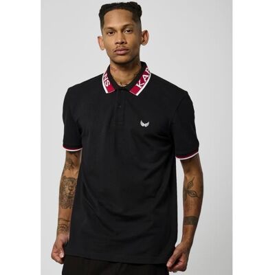 KAPORAL - Polo noir Homme TOBY Noir - Publicité KAPORAL - Polo noir Homme TOBY Noir - Publicité