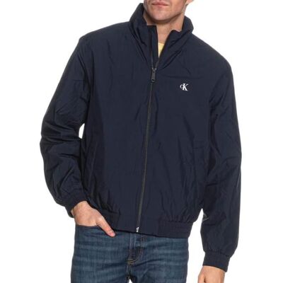 Veste Marine Homme Calvin Klein Jeans Ripstop Bleu - Publicité Veste Marine Homme Calvin Klein Jeans Ripstop Bleu - Publicité