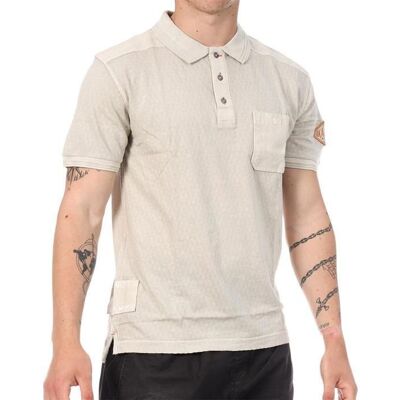 Polo Gris/Beige Homme Kaporal Bakum91 Beige - Publicité Polo Gris/Beige Homme Kaporal Bakum91 Beige - Publicité