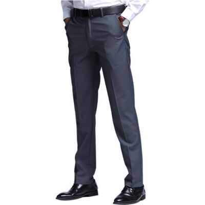 Pantalon Homme - FONDUPIN - Coupe Droite - Taille Ajustable - Gris Gris - Publicité Pantalon Homme - FONDUPIN - Coupe Droite - Taille Ajustable - Gris Gris - Publicité