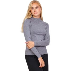 SULLIVAN Pull femme - VICTOR MOD - Gris - Col montant - Manches longues - Taille XL/XXL Gris - Publicité SULLIVAN Pull femme - VICTOR MOD - Gris - Col montant - Manches longues - Taille XL/XXL Gris - Publicité
