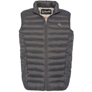 Doudoune sans manches - Schott. Gris - Publicité Doudoune sans manches - Schott. Gris - Publicité