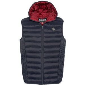 Doudoune légère à capuche - Schott. Bleu - Publicité Doudoune légère à capuche - Schott. Bleu - Publicité