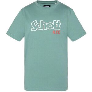 T-Shirt - SCHOTT - Schott VINTAGE - Vert - 100% Coton - Manches courtes Vert - Publicité T-Shirt - SCHOTT - Schott VINTAGE - Vert - 100% Coton - Manches courtes Vert - Publicité