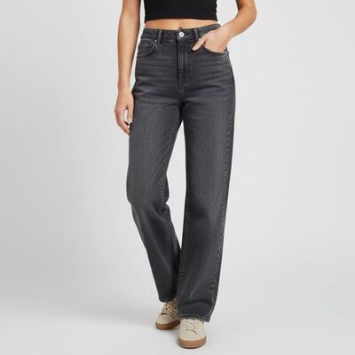 Jean cassie denim taille haute regular Femme VERO MODA Gris - Publicité Jean cassie denim taille haute regular Femme VERO MODA Gris - Publicité