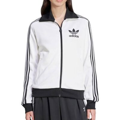 Veste Blanche/Noire Femme Adidas Classic Blanc - Publicité Veste Blanche/Noire Femme Adidas Classic Blanc - Publicité