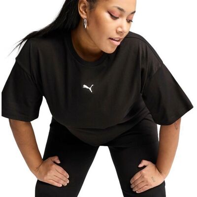 T-shirt Puma ESS Relaxed Femmes Noir - Publicité T-shirt Puma ESS Relaxed Femmes Noir - Publicité
