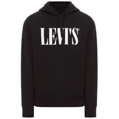 Levi's Levis Relaxed Graphic Hoodie Sweatshirt Noir - Publicité Levi's Levis Relaxed Graphic Hoodie Sweatshirt Noir - Publicité