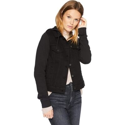 Levi's Levis Hybrid Veste de camionneur Noir femme Noir - Publicité Levi's Levis Hybrid Veste de camionneur Noir femme Noir - Publicité