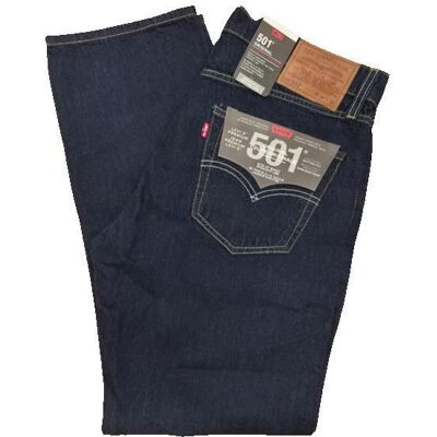 Levi's Jean Levis 501 Original PREMIUM 0101 OneWash Bleu Bleu - Publicité Levi's Jean Levis 501 Original PREMIUM 0101 OneWash Bleu Bleu - Publicité