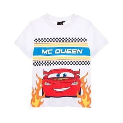 T-shirt garçon - DISNEY - CARS - 100% Coton - Blanc - Manches courtes Blanc - Publicité T-shirt garçon - DISNEY - CARS - 100% Coton - Blanc - Manches courtes Blanc - Publicité
