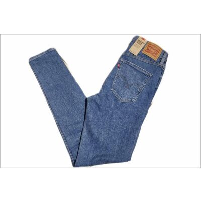 Levi's Levis Mile High Super Skinny Quebec Stone Jeans Femme Bleu - Publicité Levi's Levis Mile High Super Skinny Quebec Stone Jeans Femme Bleu - Publicité